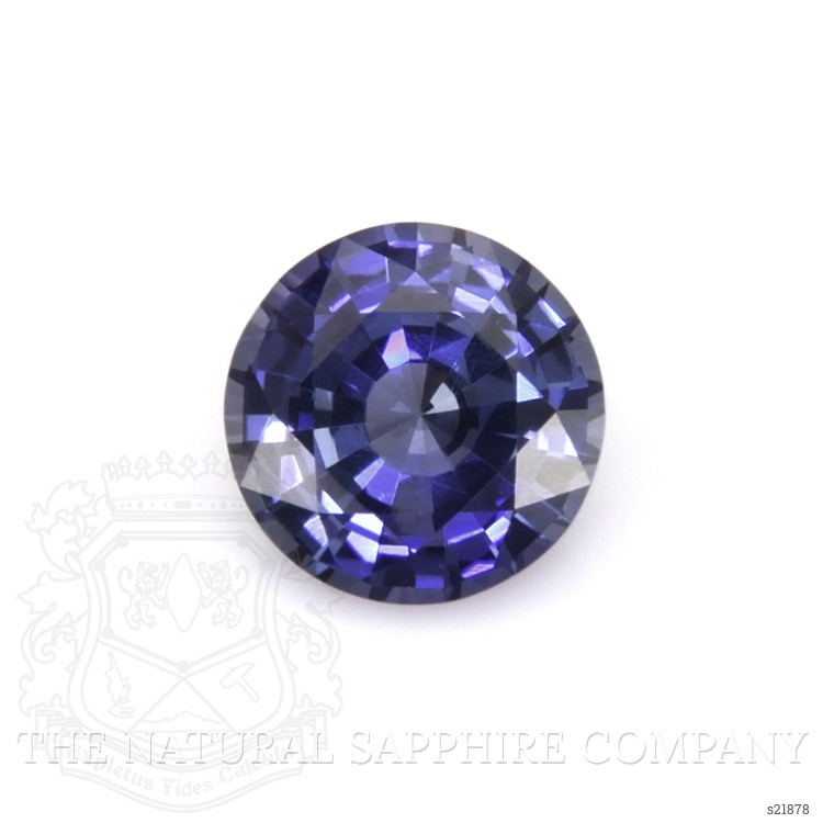 0.78 Ct. Purplish Blue Sapphire from Ceylon (Sri Lanka)