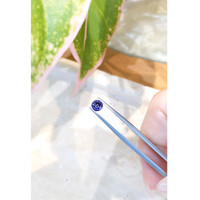 0.78 Ct. Purplish Blue Sapphire from Ceylon (Sri Lanka) Life Style