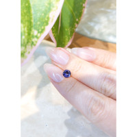 0.78 Ct. Purplish Blue Sapphire from Ceylon (Sri Lanka) Life Style
