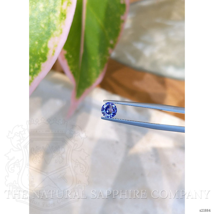 0.88 Ct. Blue Sapphire from Ceylon (Sri Lanka)
