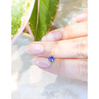 0.88 Ct. Blue Sapphire from Ceylon (Sri Lanka) Life Style
