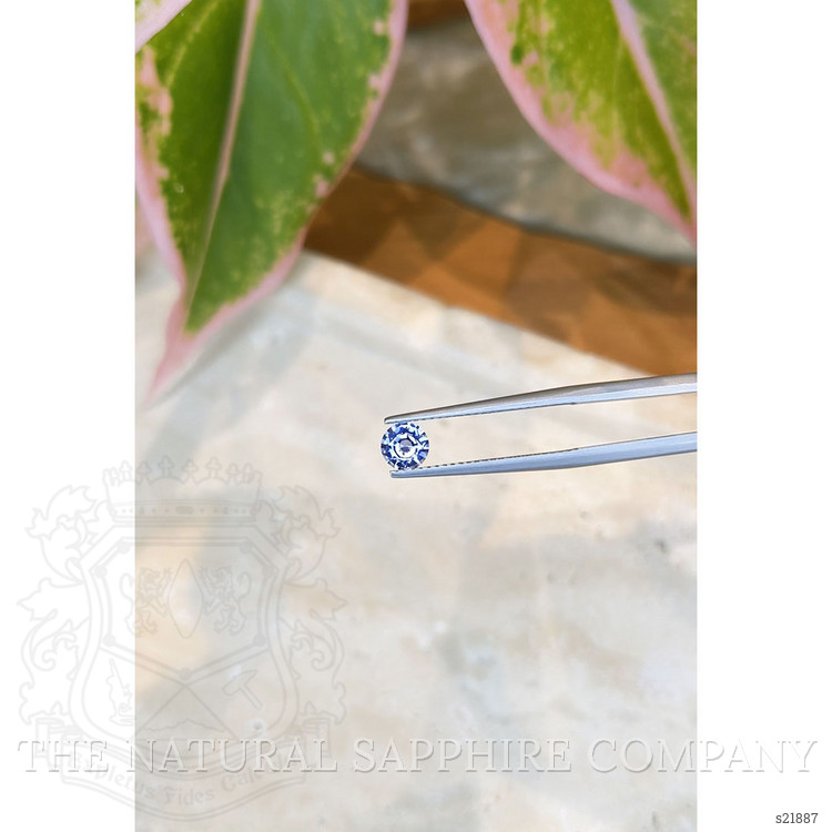 0.57 Ct. Blue Sapphire from Ceylon (Sri Lanka)