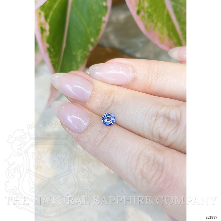 0.57 Ct. Blue Sapphire from Ceylon (Sri Lanka)