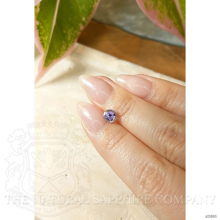 1.11 Ct. Purple Sapphire from Ceylon (Sri Lanka)