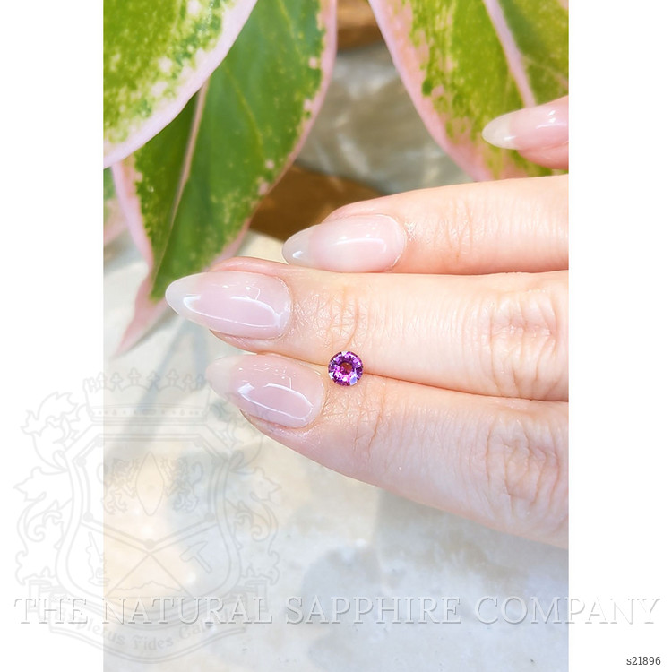 0.58 Ct. Pink Sapphire from Ceylon (Sri Lanka)