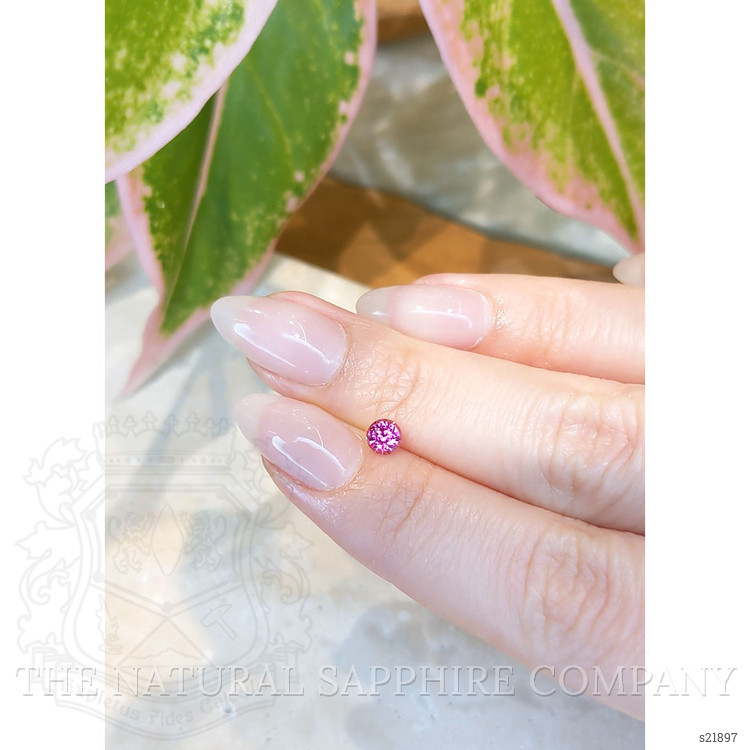 0.52 Ct. Pink Sapphire from Ceylon (Sri Lanka)
