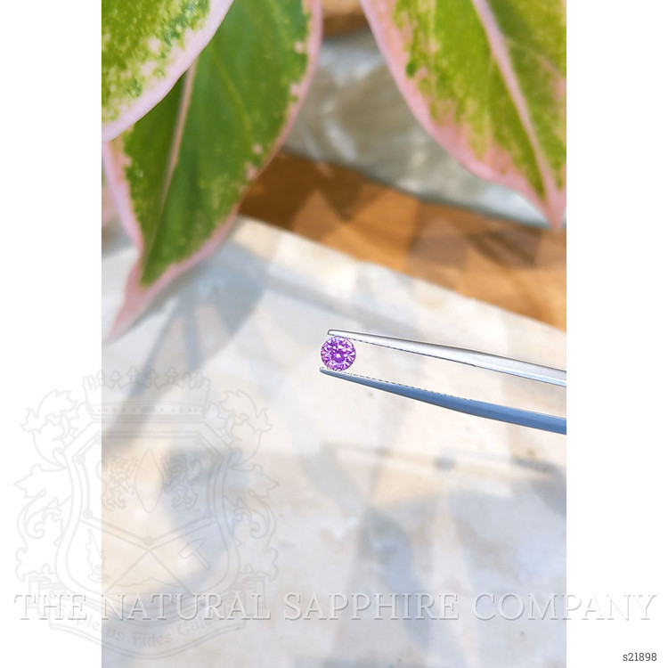 0.62 Ct. Pinkish Purple Sapphire from Ceylon (Sri Lanka)