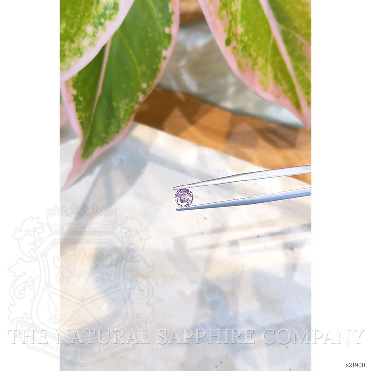 0.59 Ct. Purplish Pink Sapphire from Ceylon (Sri Lanka)