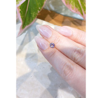 0.59 Ct. Purplish Pink Sapphire from Ceylon (Sri Lanka) Life Style