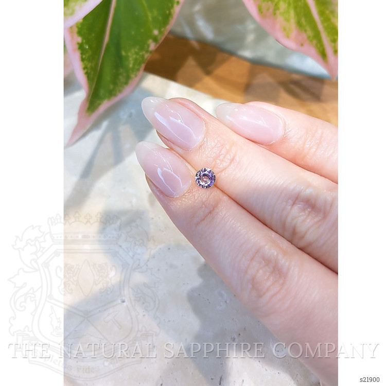 0.59 Ct. Purplish Pink Sapphire from Ceylon (Sri Lanka)