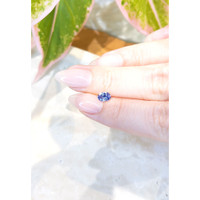 0.69 Ct. Blue Sapphire from Ceylon (Sri Lanka) Life Style