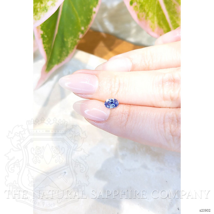 0.69 Ct. Blue Sapphire from Ceylon (Sri Lanka)