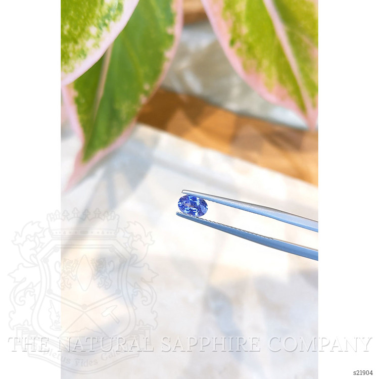 0.64 Ct. Blue Sapphire from Ceylon (Sri Lanka)
