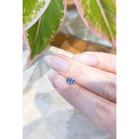 0.64 Ct. Blue Sapphire from Ceylon (Sri Lanka) Life Style
