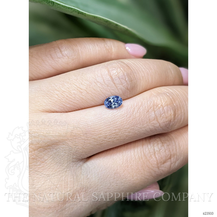 0.87 Ct. Blue Sapphire from Ceylon (Sri Lanka)