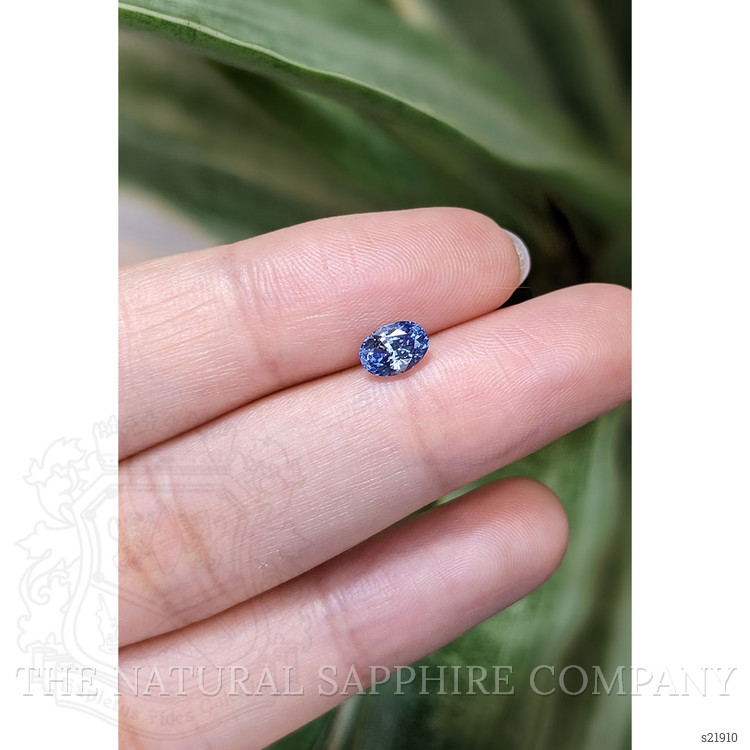 0.87 Ct. Blue Sapphire from Ceylon (Sri Lanka)