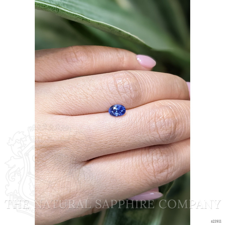 0.92 Ct. Blue Sapphire from Ceylon (Sri Lanka)