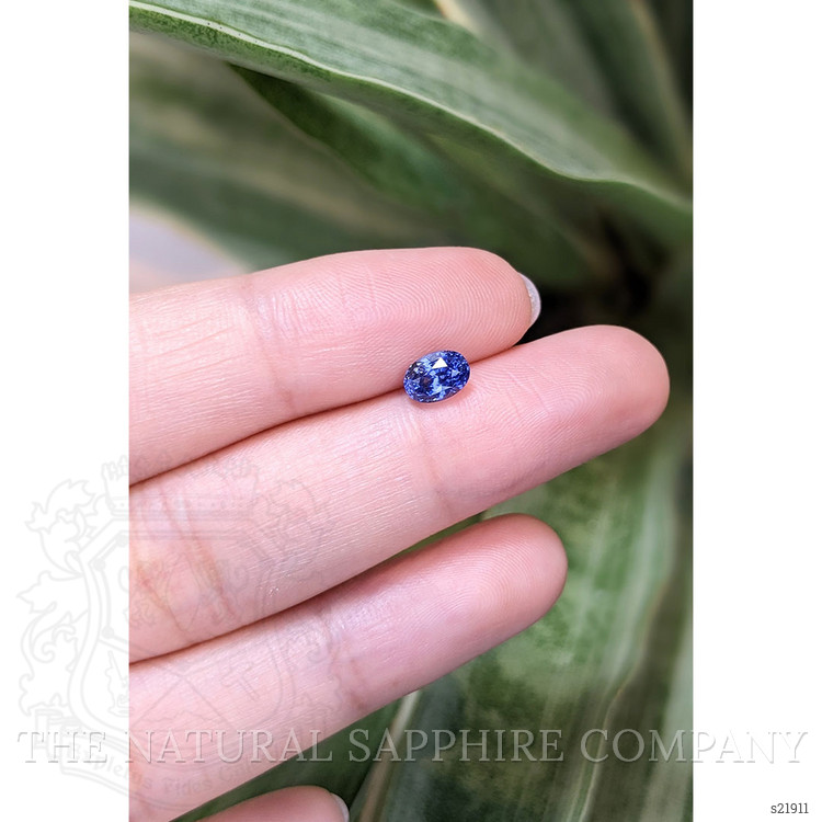 0.92 Ct. Blue Sapphire from Ceylon (Sri Lanka)