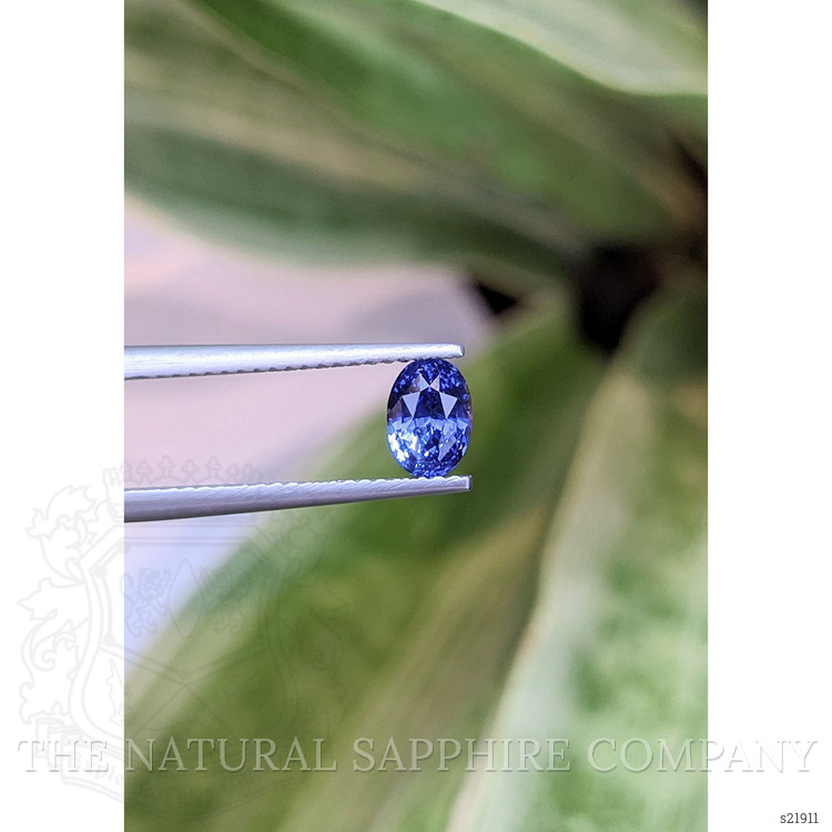 0.92 Ct. Blue Sapphire from Ceylon (Sri Lanka)