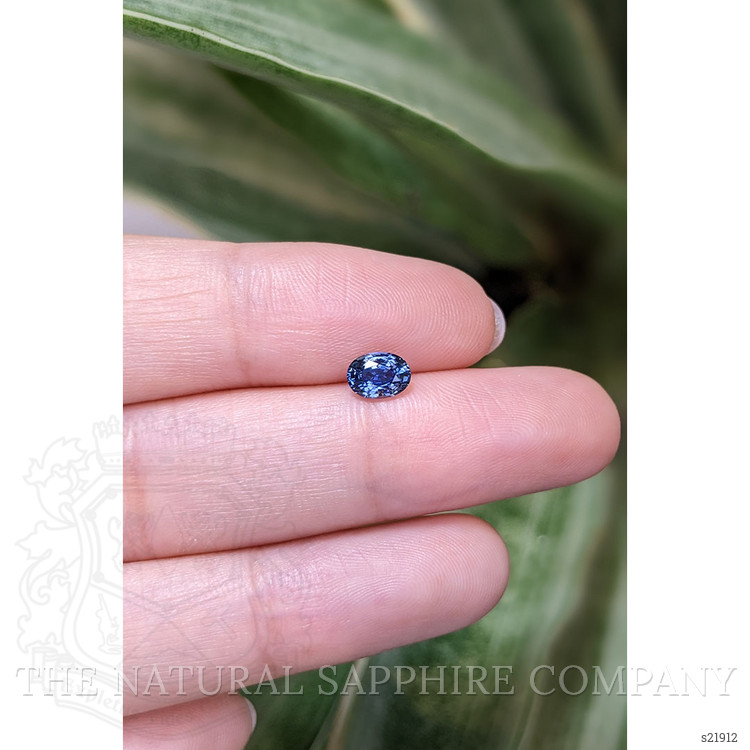 0.71 Ct. Blue Sapphire from Ceylon (Sri Lanka)