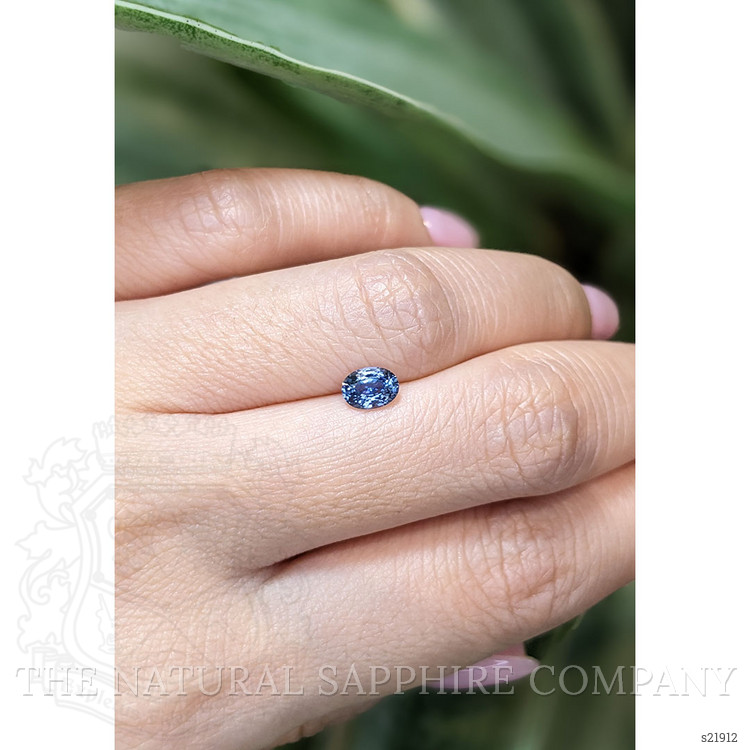 0.71 Ct. Blue Sapphire from Ceylon (Sri Lanka)