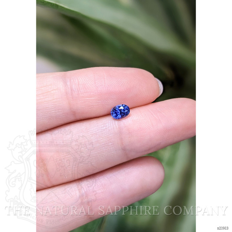 0.54 Ct. Blue Sapphire from Ceylon (Sri Lanka)