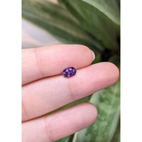 0.74 Ct. Purple Sapphire from Ceylon (Sri Lanka) Life Style