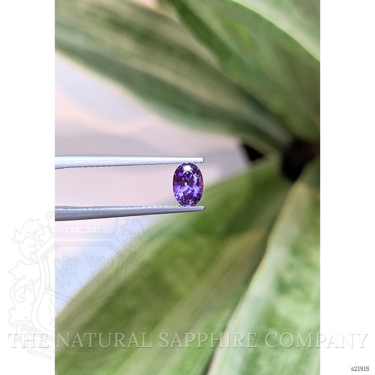 0.74 Ct. Purple Sapphire from Ceylon (Sri Lanka)
