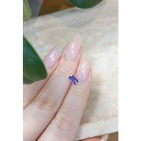 0.69 Ct. Violet Sapphire from Ceylon (Sri Lanka) Life Style
