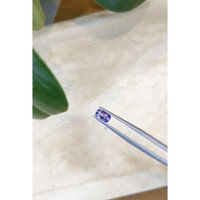 0.69 Ct. Violet Sapphire from Ceylon (Sri Lanka) Life Style