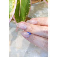 0.58 Ct. Blue Sapphire from Ceylon (Sri Lanka) Life Style