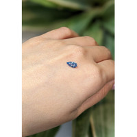 0.73 Ct. Blue Sapphire from Ceylon (Sri Lanka) Life Style