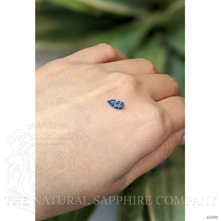 0.73 Ct. Blue Sapphire from Ceylon (Sri Lanka)