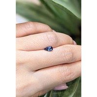 0.84 Ct. Blue Sapphire from Ceylon (Sri Lanka) Life Style