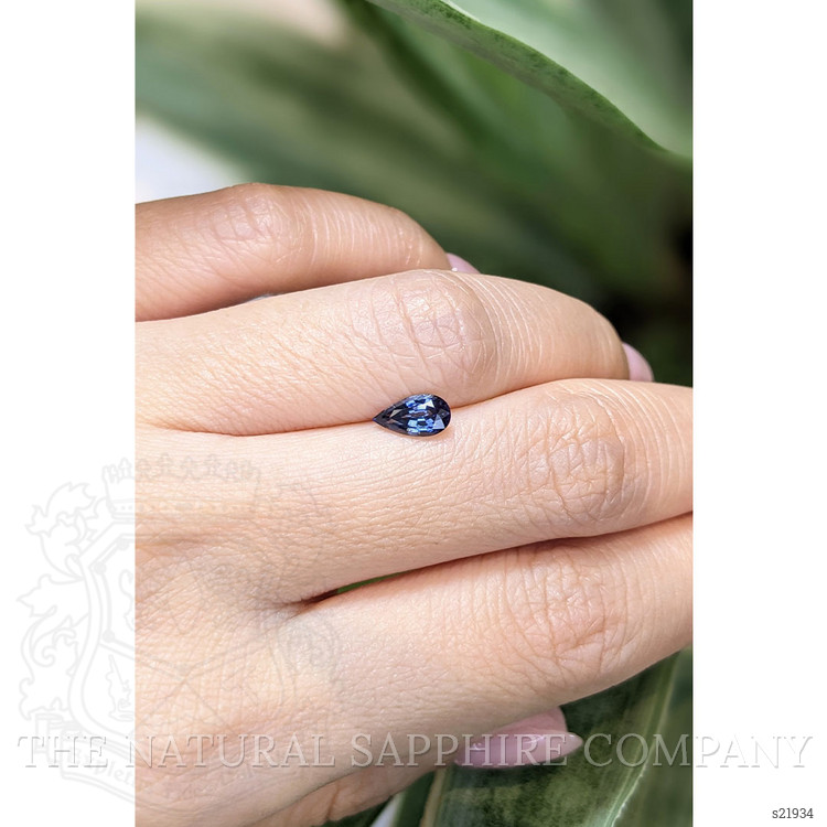 0.84 Ct. Blue Sapphire from Ceylon (Sri Lanka)