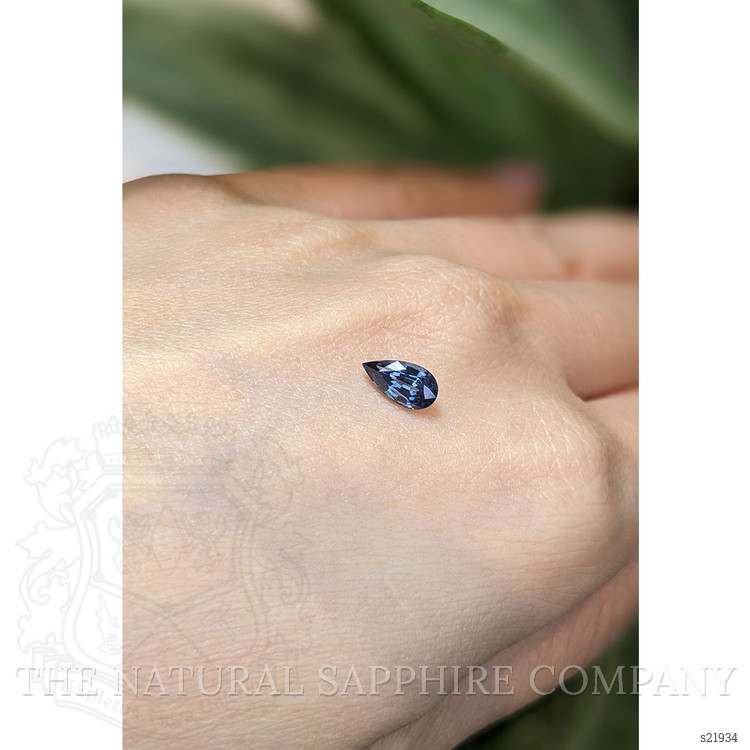 0.84 Ct. Blue Sapphire from Ceylon (Sri Lanka)