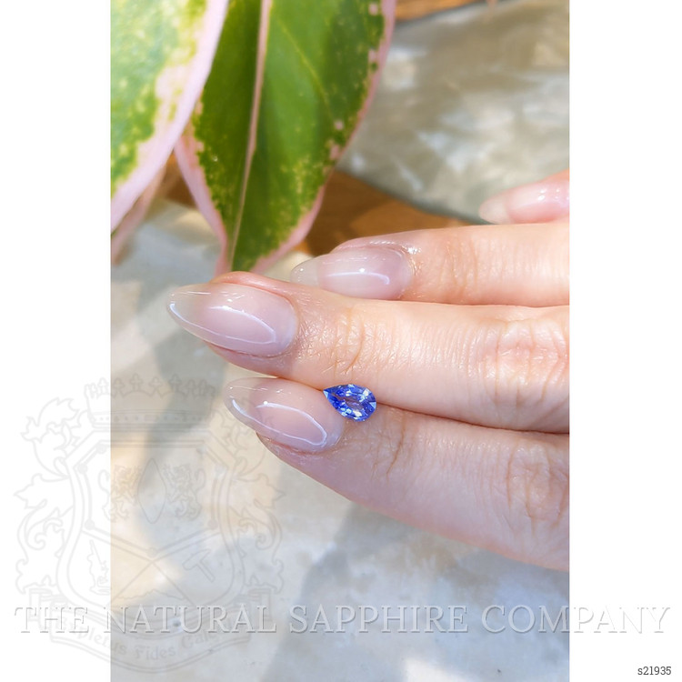 0.90 Ct. Blue Sapphire from Ceylon (Sri Lanka)