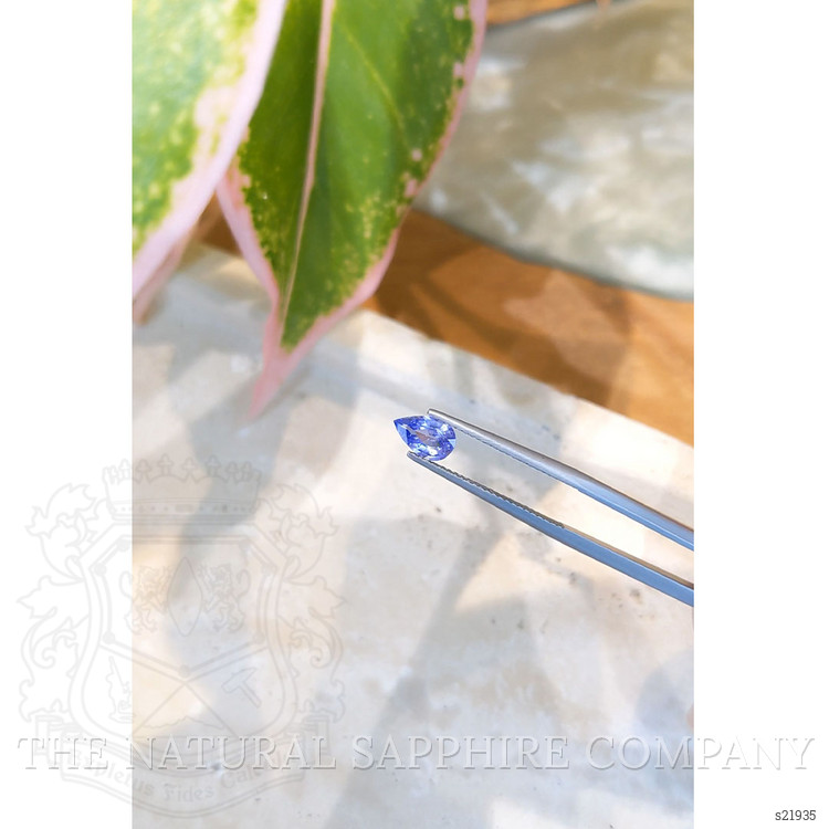 0.90 Ct. Blue Sapphire from Ceylon (Sri Lanka)