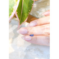 0.72 Ct. Blue Sapphire from Ceylon (Sri Lanka) Life Style