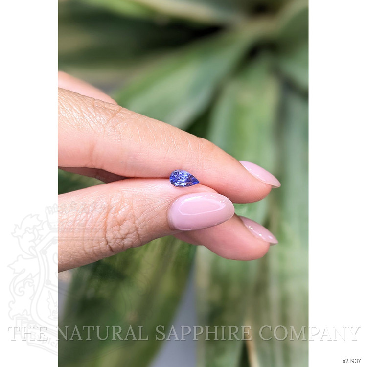 0.82 Ct. Violet Sapphire from Ceylon (Sri Lanka)