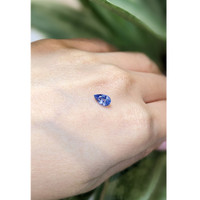0.87 Ct. Blue Sapphire from Ceylon (Sri Lanka) Life Style