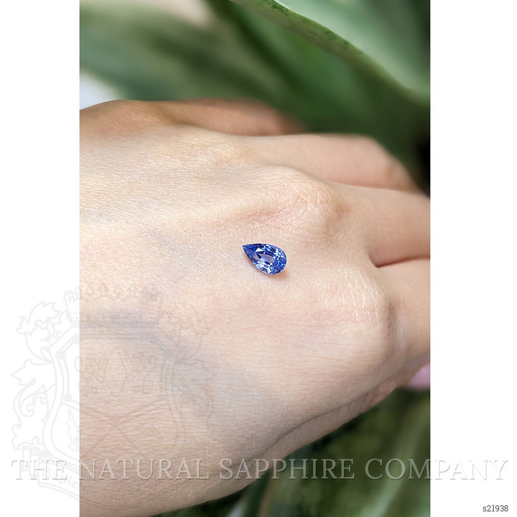 0.87 Ct. Blue Sapphire from Ceylon (Sri Lanka)