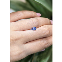 0.87 Ct. Blue Sapphire from Ceylon (Sri Lanka) Life Style