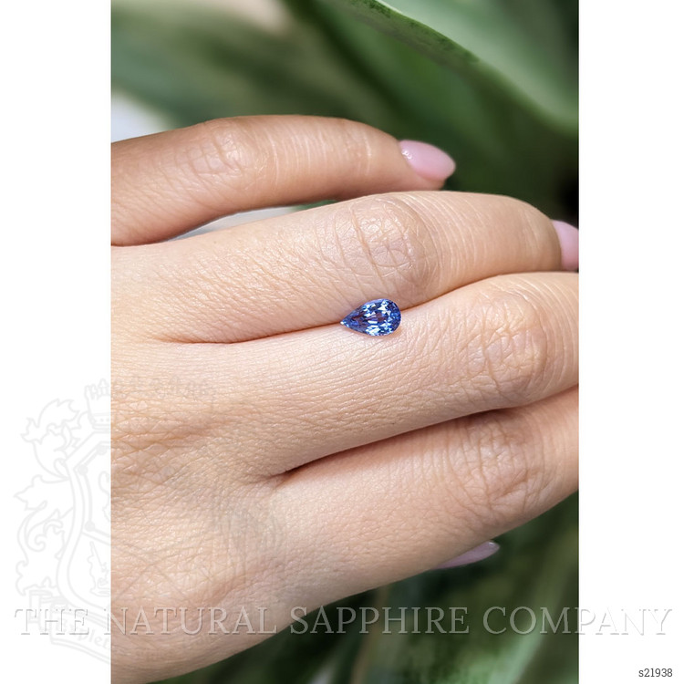 0.87 Ct. Blue Sapphire from Ceylon (Sri Lanka)
