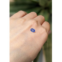 0.87 Ct. Blue Sapphire from Ceylon (Sri Lanka) Life Style