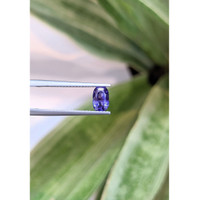 0.84 Ct. Purplish Blue Sapphire from Ceylon (Sri Lanka) Life Style