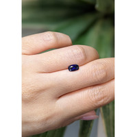 0.91 Ct. Blue Sapphire from Ceylon (Sri Lanka) Life Style