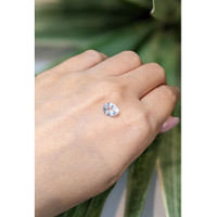 1.52 Ct. White Sapphire from Ceylon (Sri Lanka) Life Style