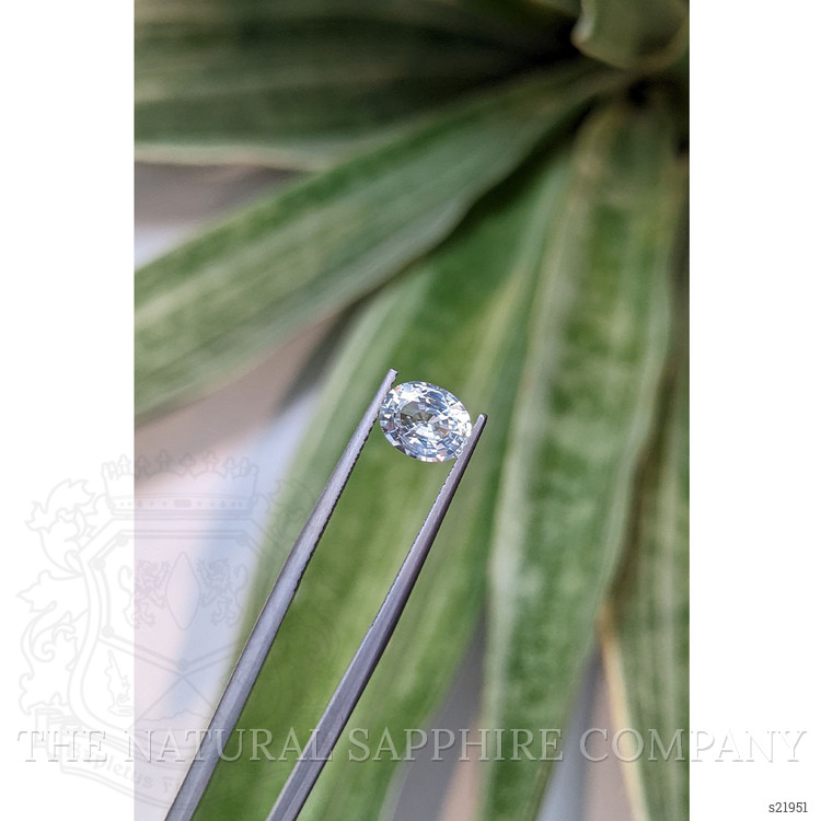 1.52 Ct. White Sapphire from Ceylon (Sri Lanka)