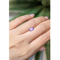 1.32 Ct. Purple Sapphire from Ceylon (Sri Lanka) Life Style